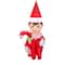 3.5ft. Airblown® Inflatable Christmas Elf on the Shelf Hugging Candy Cane